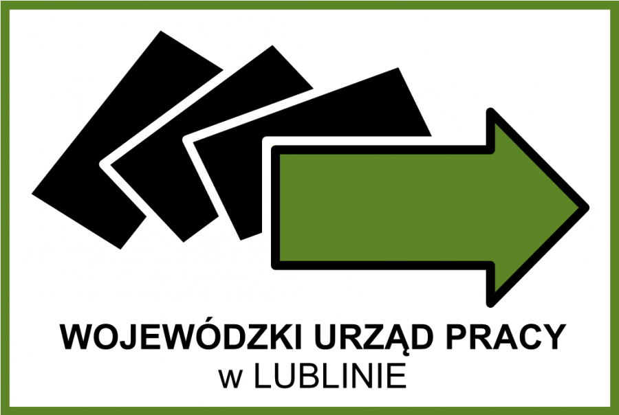 Logo WUP w Lublinie z tekstem: Wojewódzki Urząd Pracy w Lublinie