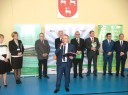 Radny Sejmiku Województwa Lubelskiego przemawia podczas ceremonii otwarcia.